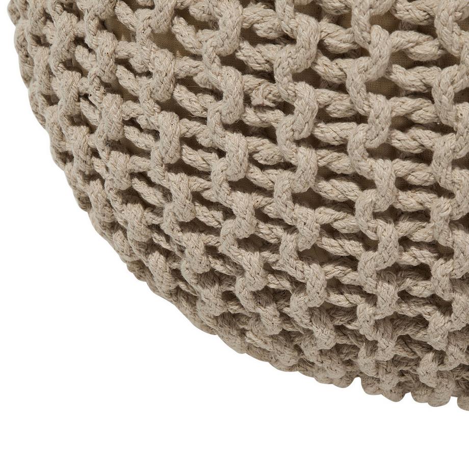 Beliani Pouf en Coton Boho CONRAD  