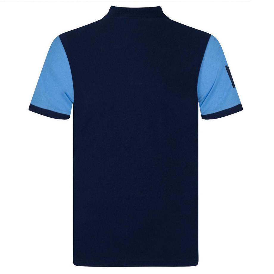 Manchester City  Polo Manches Contrastées 