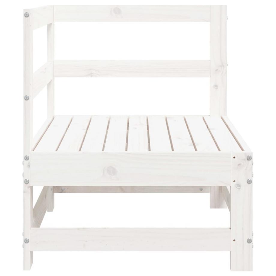 VidaXL Canapé d'angle de jardin bois  