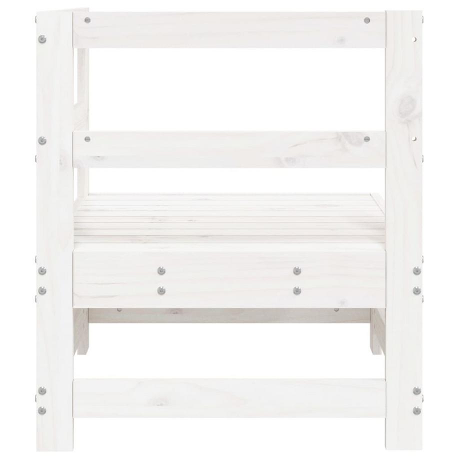 VidaXL Canapé d'angle de jardin bois  