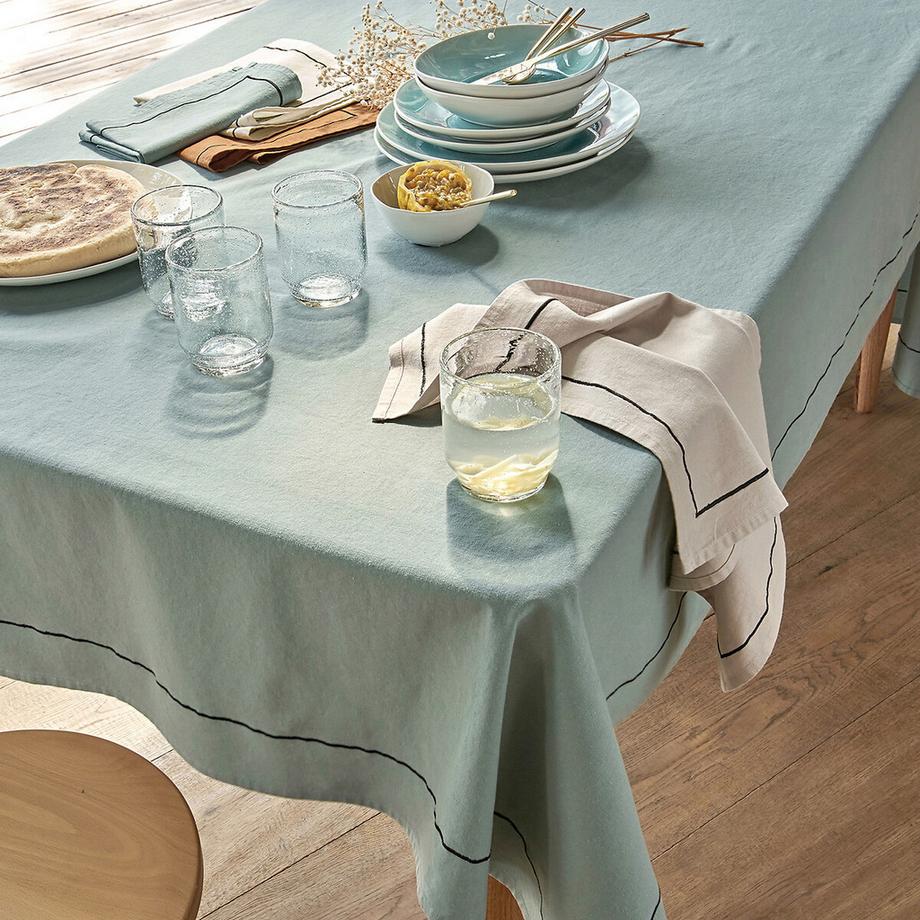 La Redoute Intérieurs Servietten Bourdon aus vorgewaschenem Halbleinen  