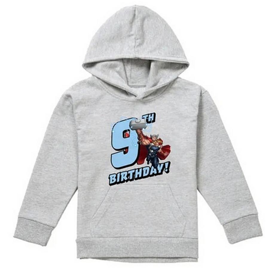 Sweat À Capuche 9ème Anniversaire Motif Thor