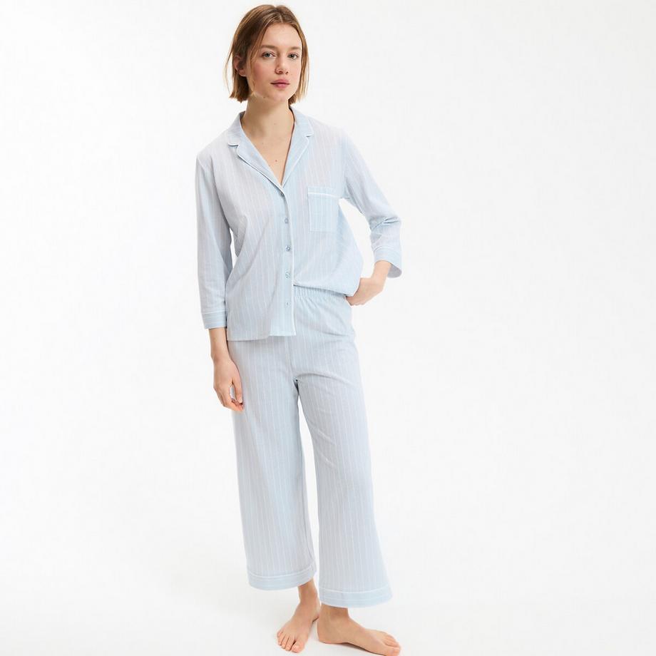 La Redoute Collections Pyjama Jersey Rayé  
