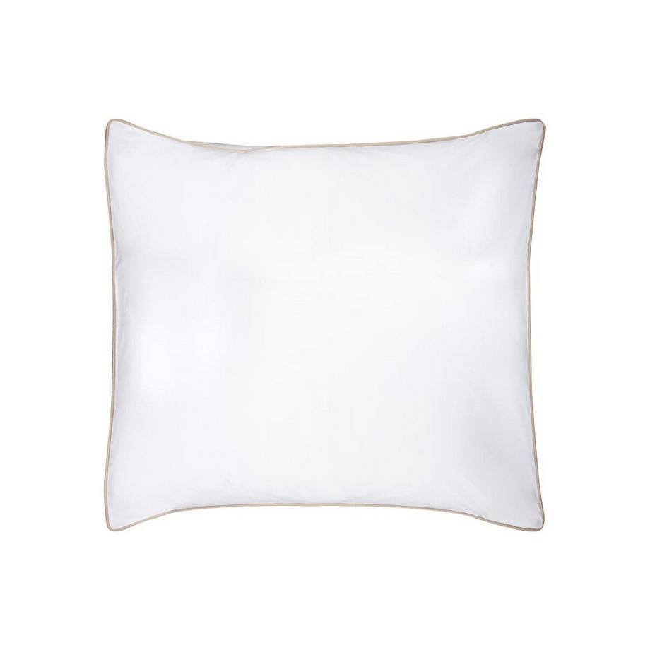 Vente-unique AGAMI Parure de Lit Percale de Coton Blanche  