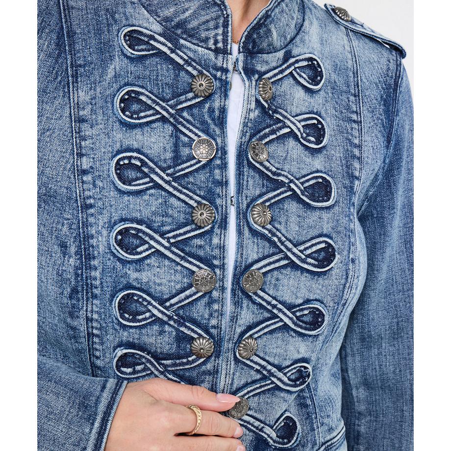 Joe Browns Stretch Jeansjacke mit Stickerei am Rücken  