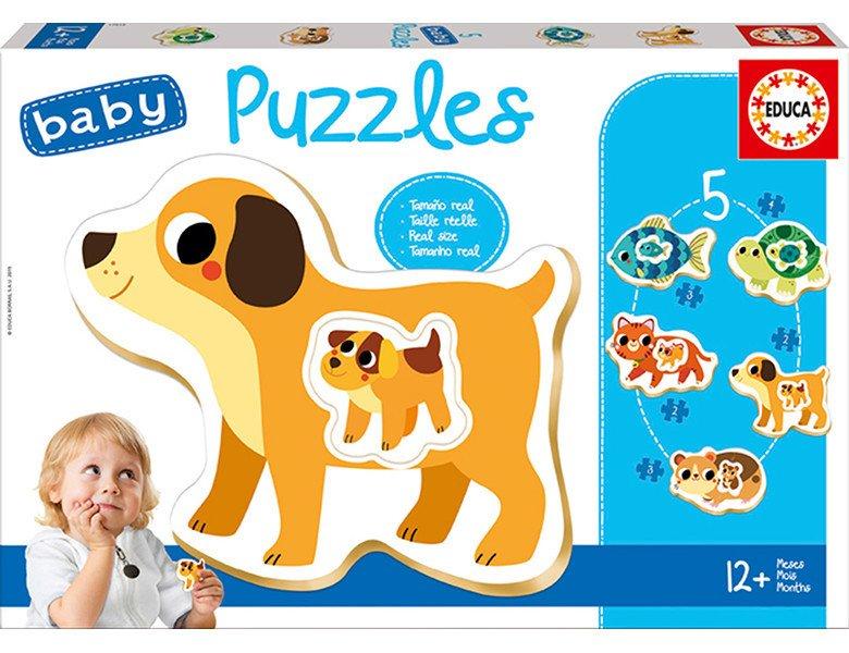 Image of Educa Baby Puzzles Animals (2,3,4)