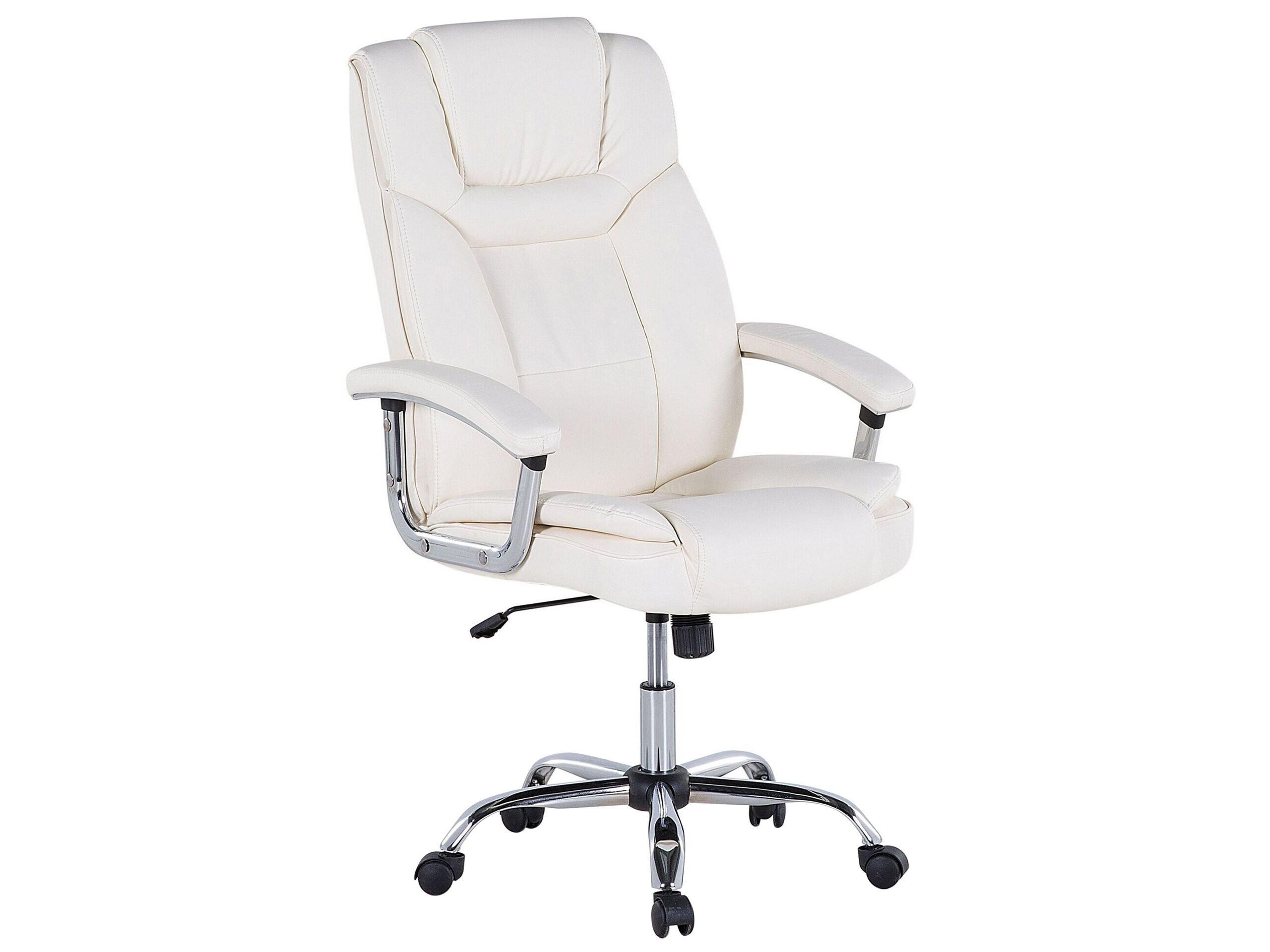 Beliani Fauteuil de bureau en Cuir PU Moderne ADVANCE  