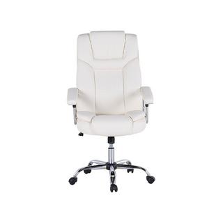 Beliani Fauteuil de bureau en Cuir PU Traditionnel ADVANCE  