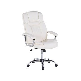 Beliani Fauteuil de bureau en Cuir PU Traditionnel ADVANCE  