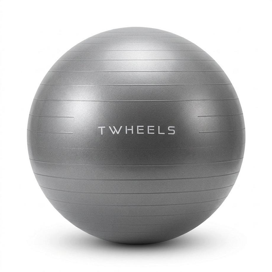 Palla da fitness da 75 cm in PVC con pompa manuale