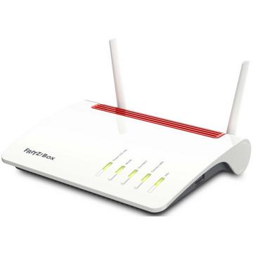 FRITZ!Box 6890 LTE router wireless Gigabit Ethernet Dual-band (2.4 GHz/5 GHz) 4G Nero, Rosso, Bianco