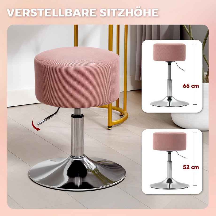 HOMCOM Tabouret de bar  