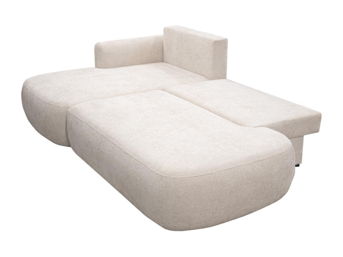 Maison Céphy Divano letto angolo a sinistra in Tessuto testurizzato Beige - BROCARO della Maison Céphy  