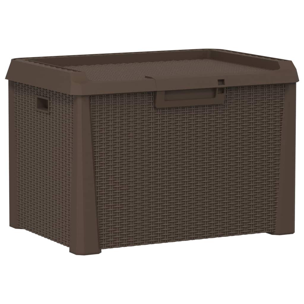 VidaXL Boîte de rangement de jardin polypropylène  