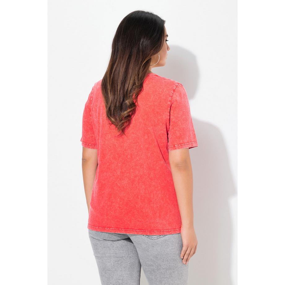 Ulla Popken Easy Classix Col Rond Manches Courtes T-Shirt  