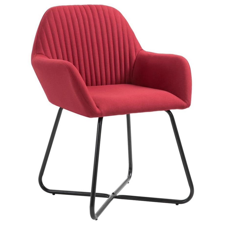 VidaXL Chaise de salle à manger tissu  