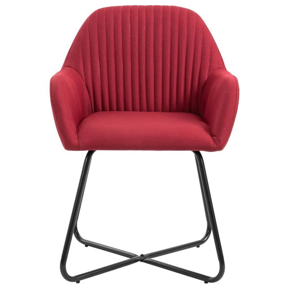 VidaXL Chaise de salle à manger tissu  