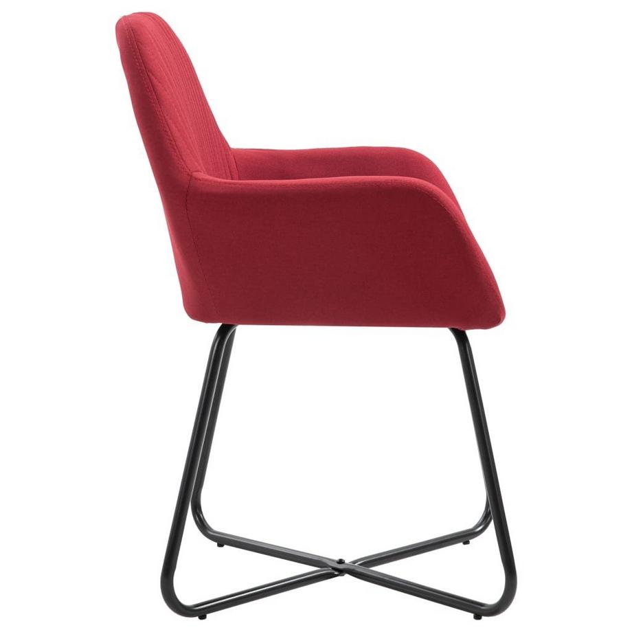 VidaXL Chaise de salle à manger tissu  