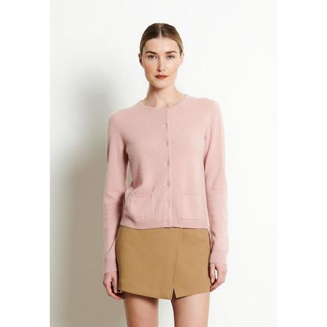 Studio Cashmere8 LILLY 4 Taillierte Strickjacke mit Rundhalsausschnitt  