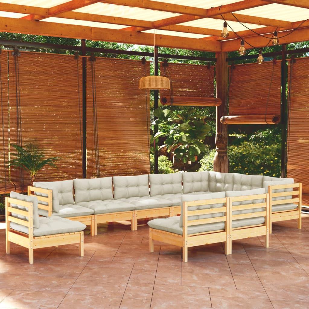 VidaXL Garten-lounge-set kiefernholz  