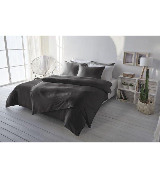 Living Home Uni Satin Set de linge de lit  