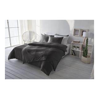 Living Home Uni Satin Set de linge de lit  