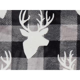 Beliani Shoren Couverture Polaire Classique en Polyester  