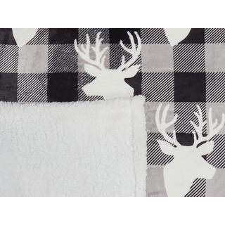 Beliani Shoren Couverture Polaire Classique en Polyester  