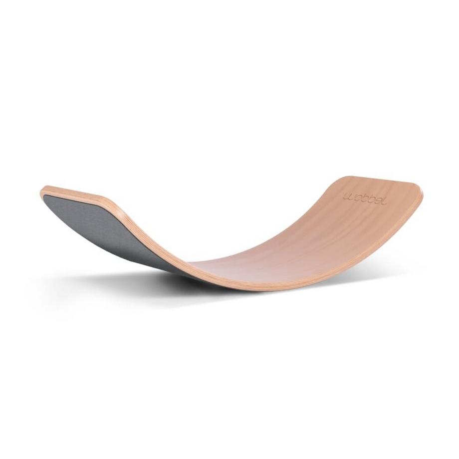 Wobbel  Wobbel Original transparent lacquer / felt mouse grey 
