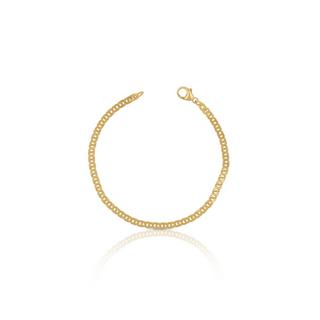 MUAU Schmuck  Bracelet Garribaldi en or jaune 750, 3,4mm, 19cm 