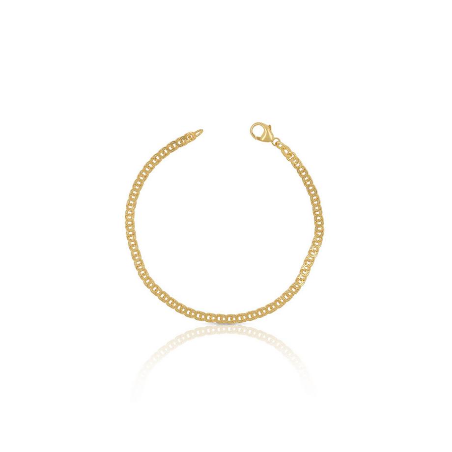 Bracelet Garribaldi Gelbgold 750, 3.4mm, 19cm