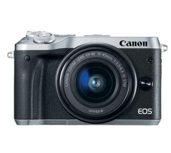 Canon  Kit Canon EOS M6 Mark II (15-45) Argent 