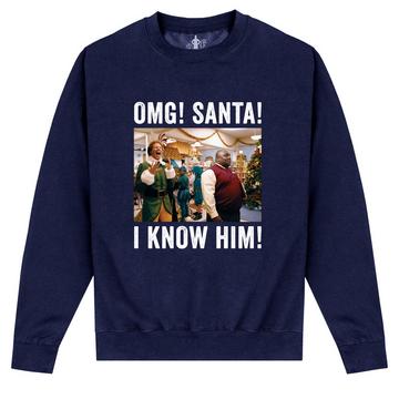 OMG Santa Photo Sweatshirt