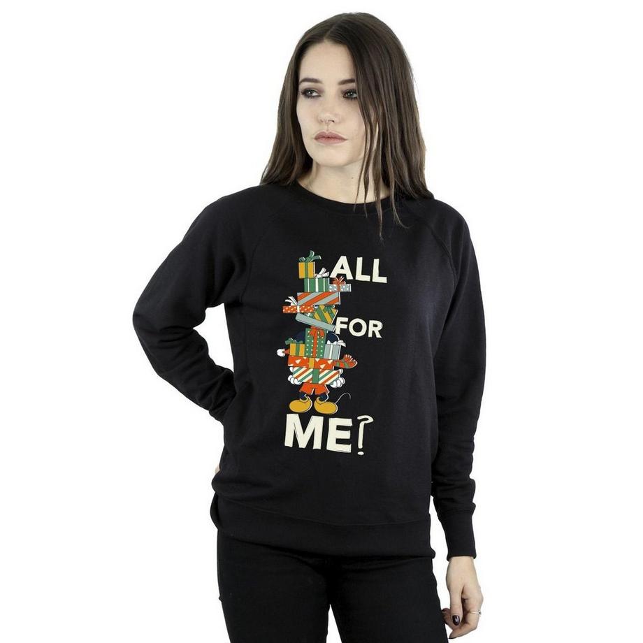 Disney Presents All For Me Felpa con Stampa Grafica  