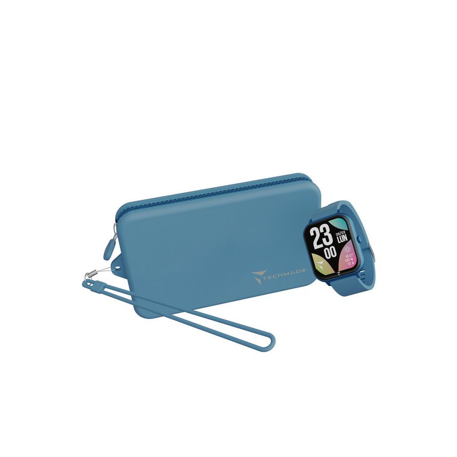 Techmade  Smart Watch Glow Dark Blue 