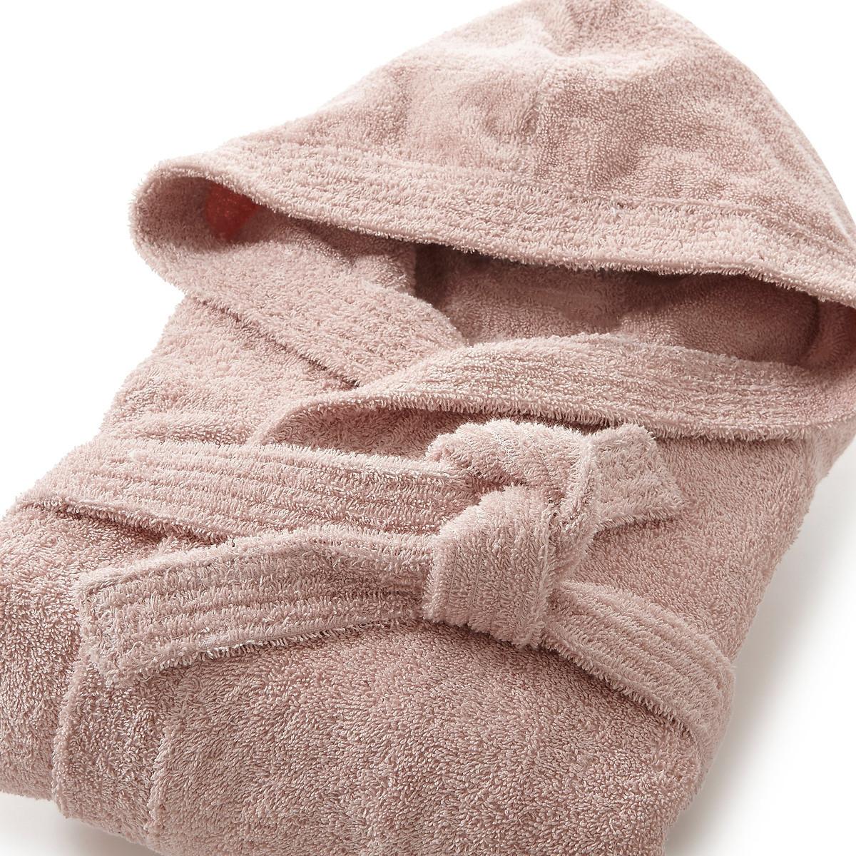 La Redoute Intérieurs  Peignoir capuche éponge bouclette 450 g/m2 