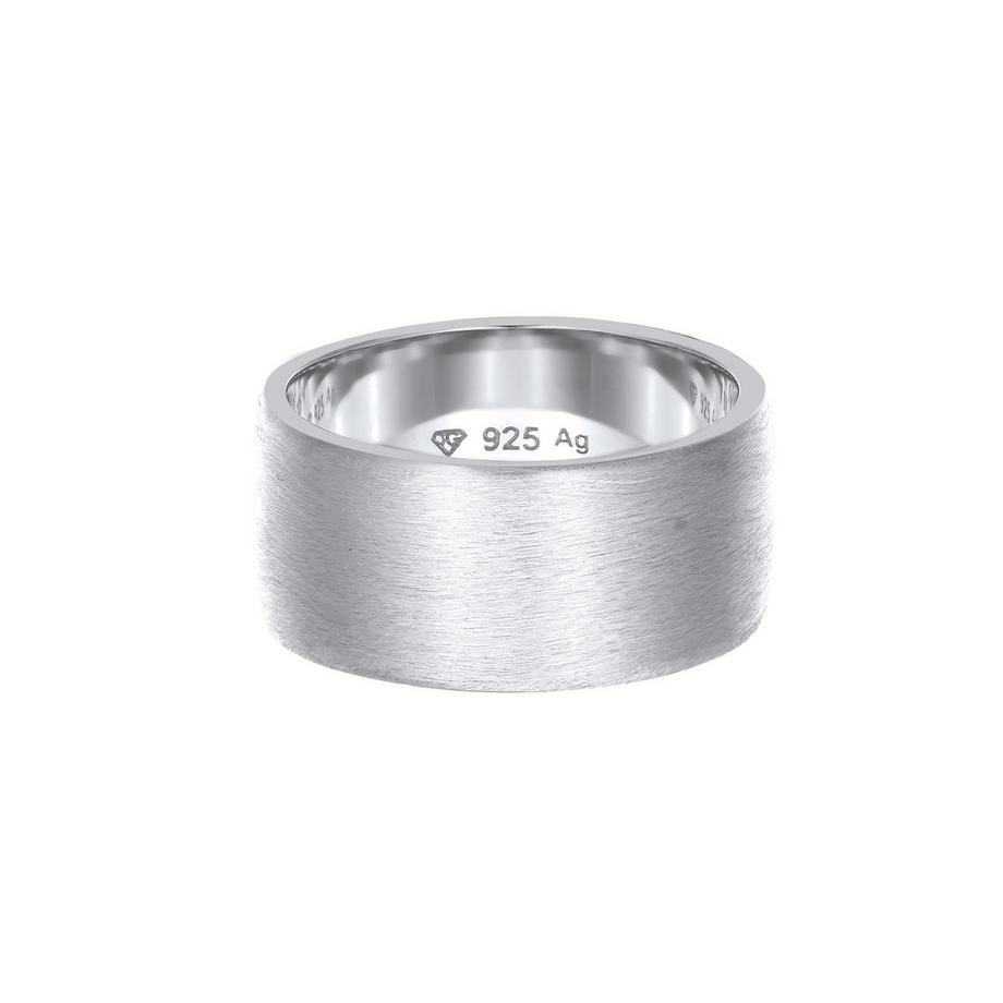 Elli  Ring Bandring Breit Matt Gebürstet Basic 