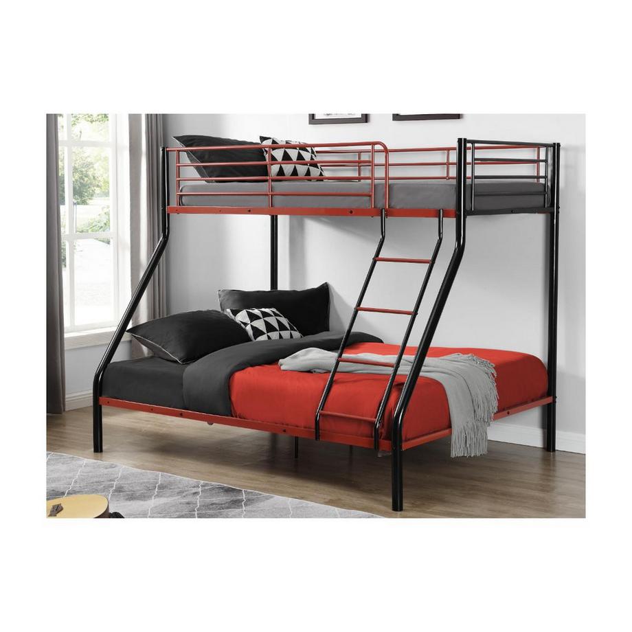 Vente-unique Lits superposés ELEVATIO IV etAcier + matelas  