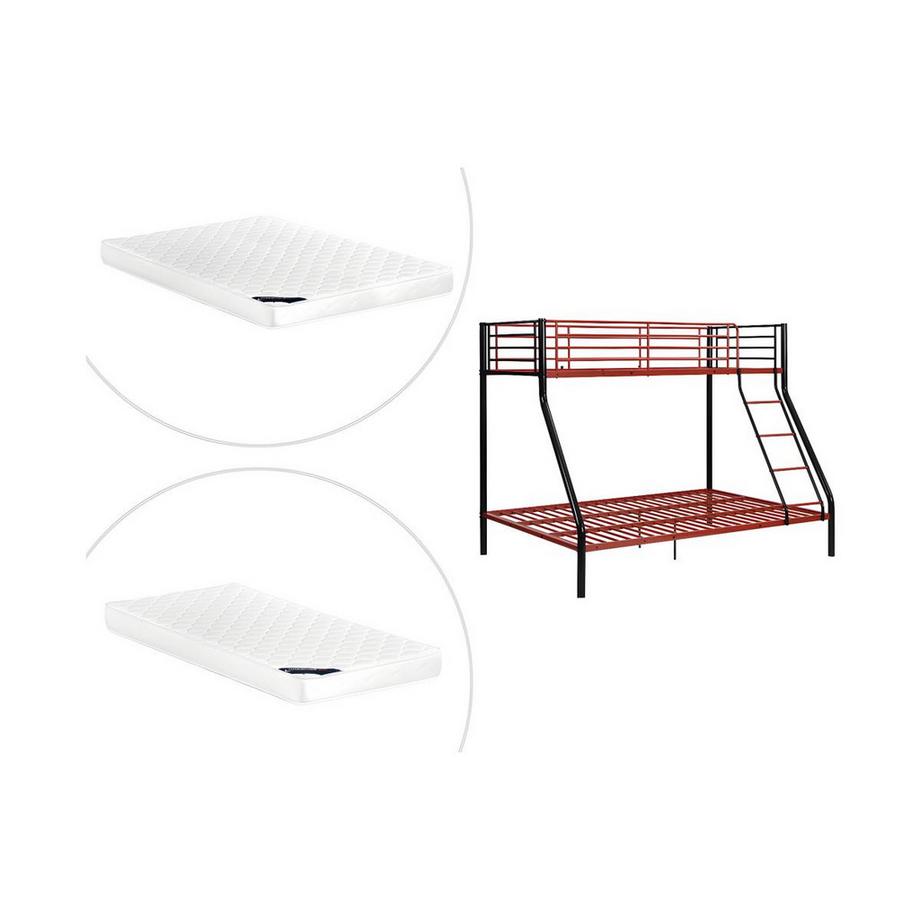 Lits superposés ELEVATIO IV etAcier + matelas