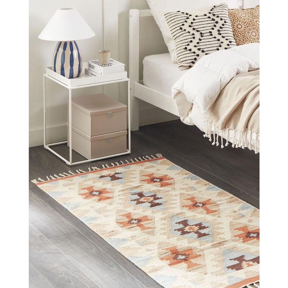 Beliani Tapis en Coton  DILIJAN  