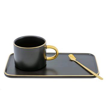 Elegance Kaffeetasse mit Unterteller 3 teilig