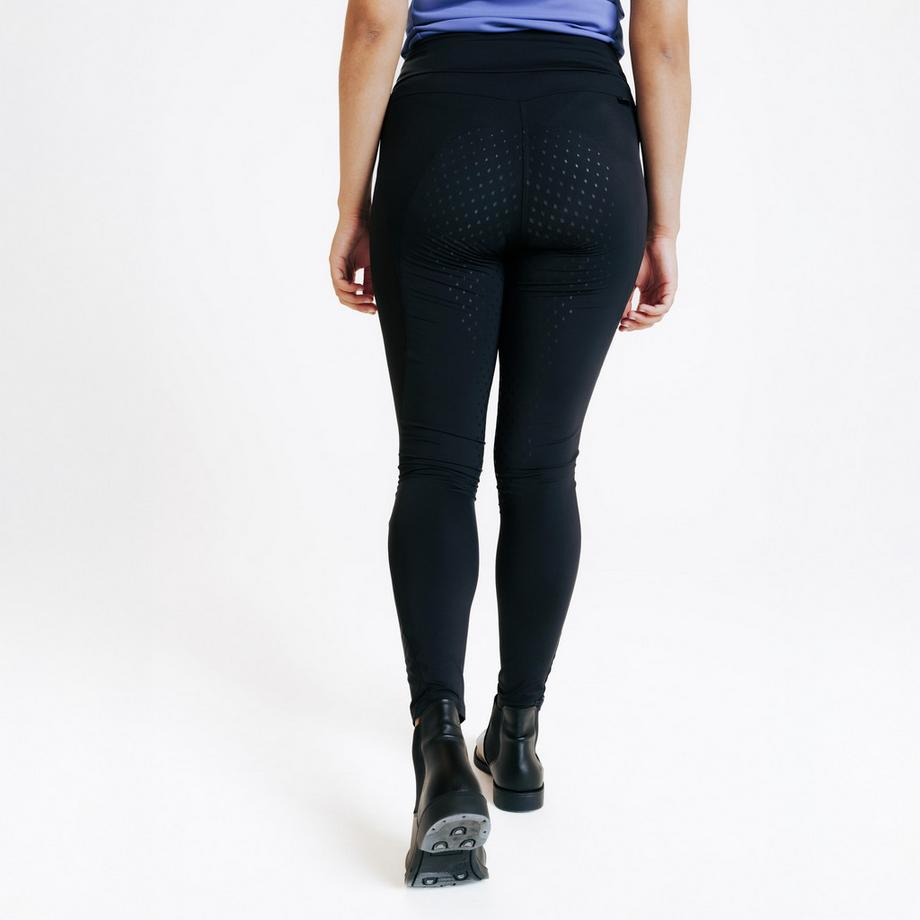 FOUGANZA  Leggings equitazione donna full grip poliammide 