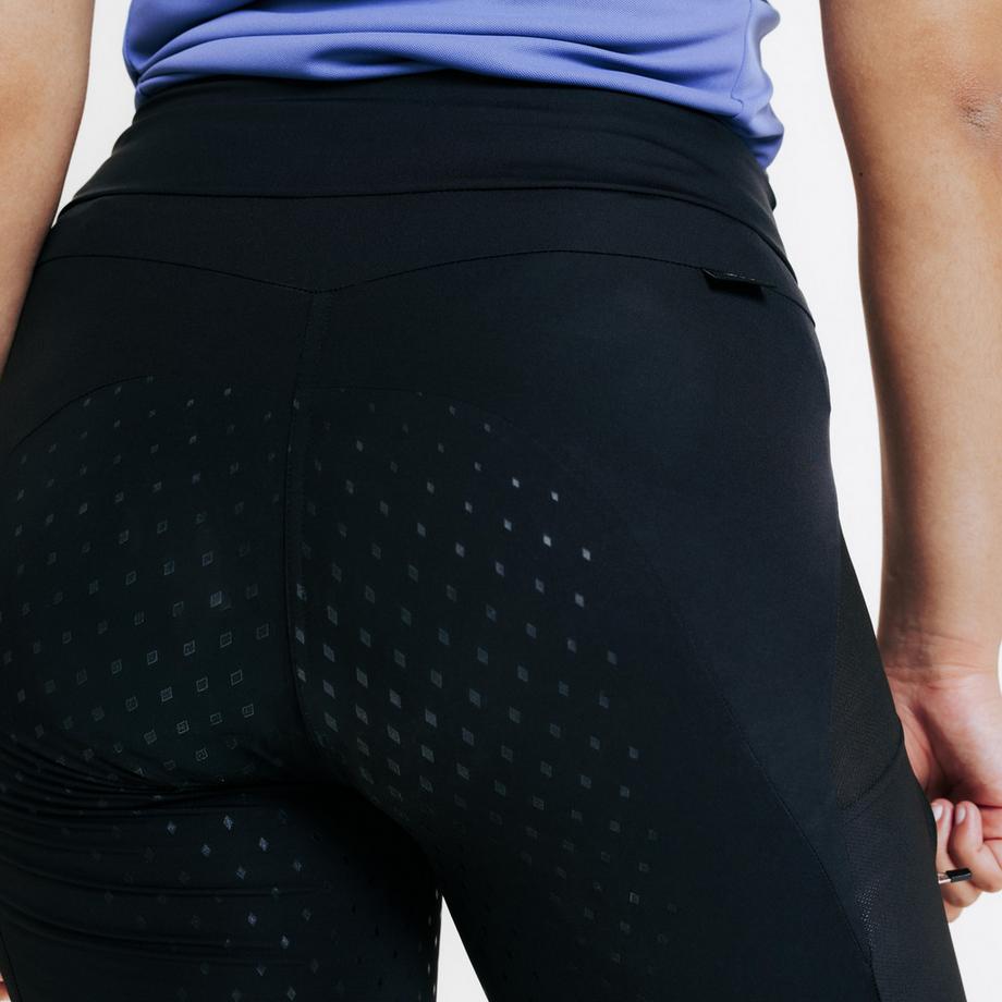 FOUGANZA  Leggings equitazione donna full grip poliammide 