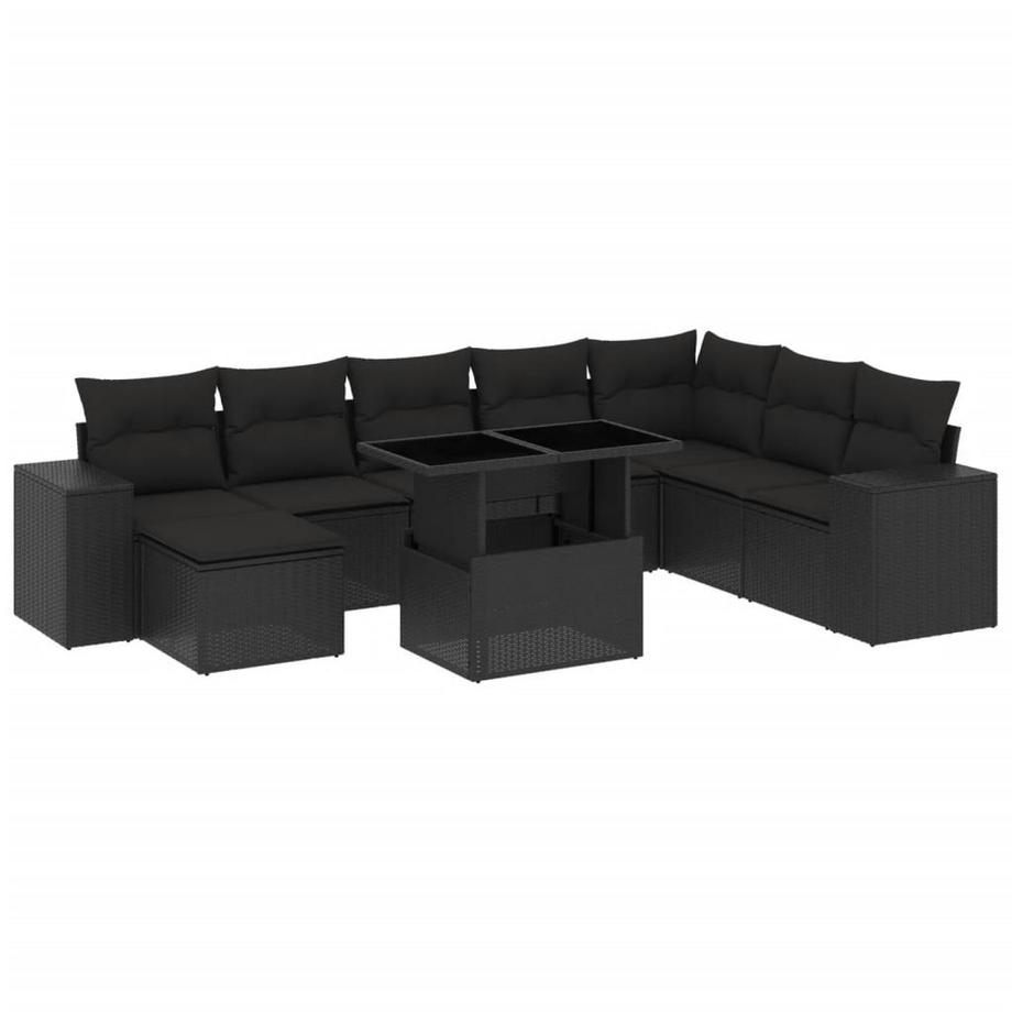set divano da giardino Polirattan