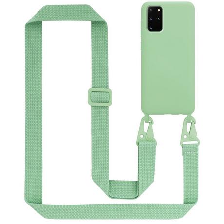 Cadorabo  Chaîne de téléphone portable compatible avec Samsung Galaxy S20 PLUS - Coque de protection en silicone avec cordelette réglable 