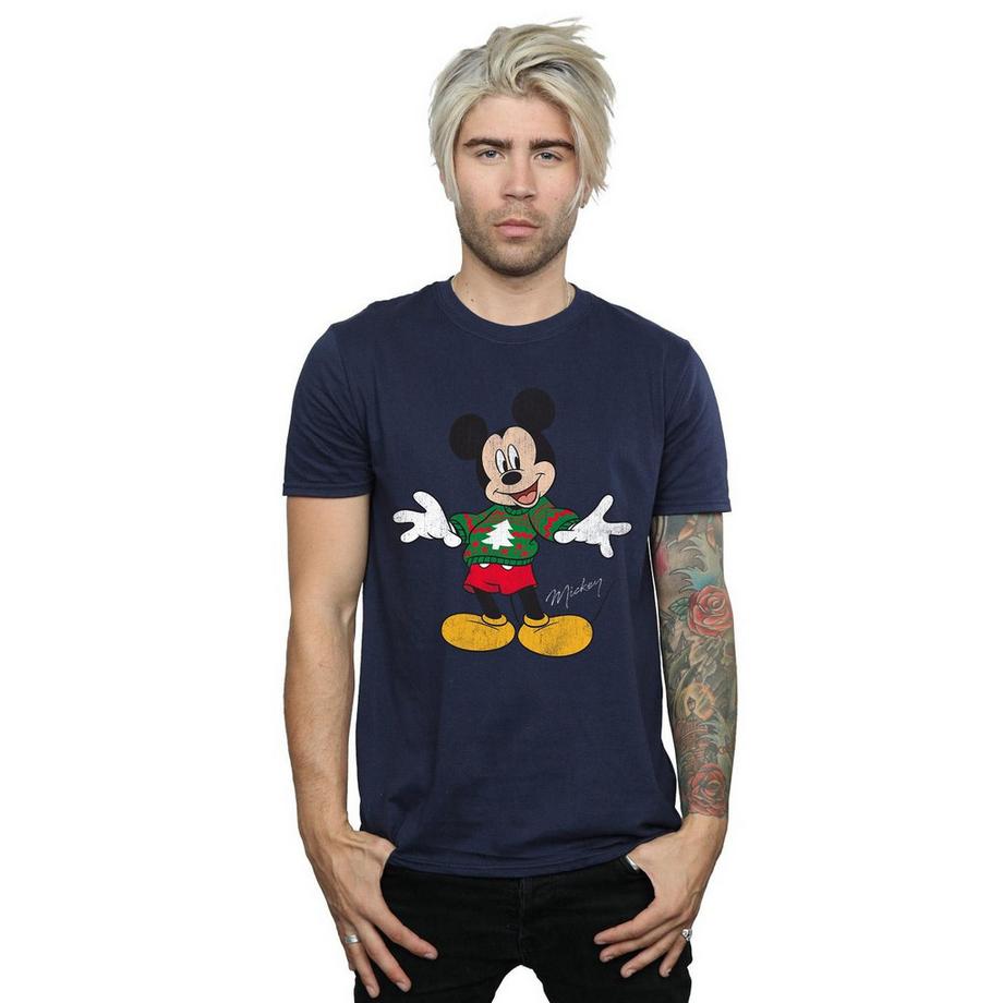 Disney Mickey Mouse T-Shirt Natale  