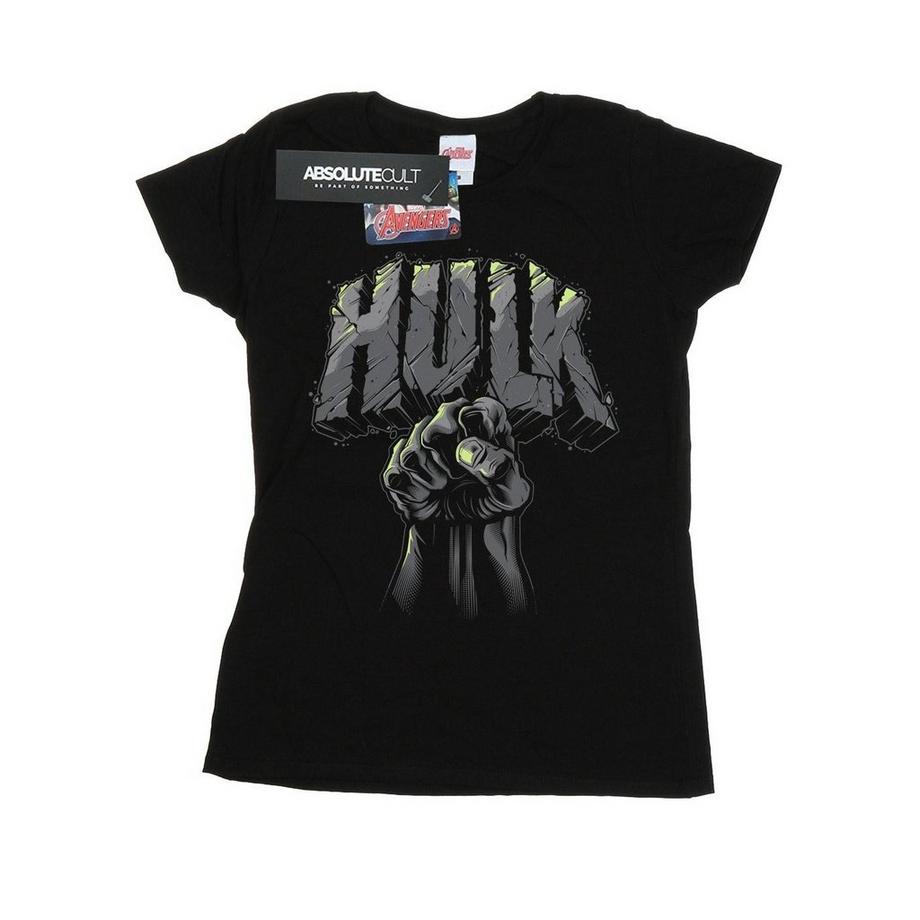 MARVEL Hulk Faust Grafikdruck T-Shirt  
