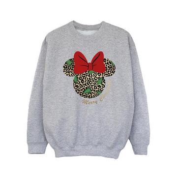 Minnie Mouse Leopard Christmas Sweatshirt