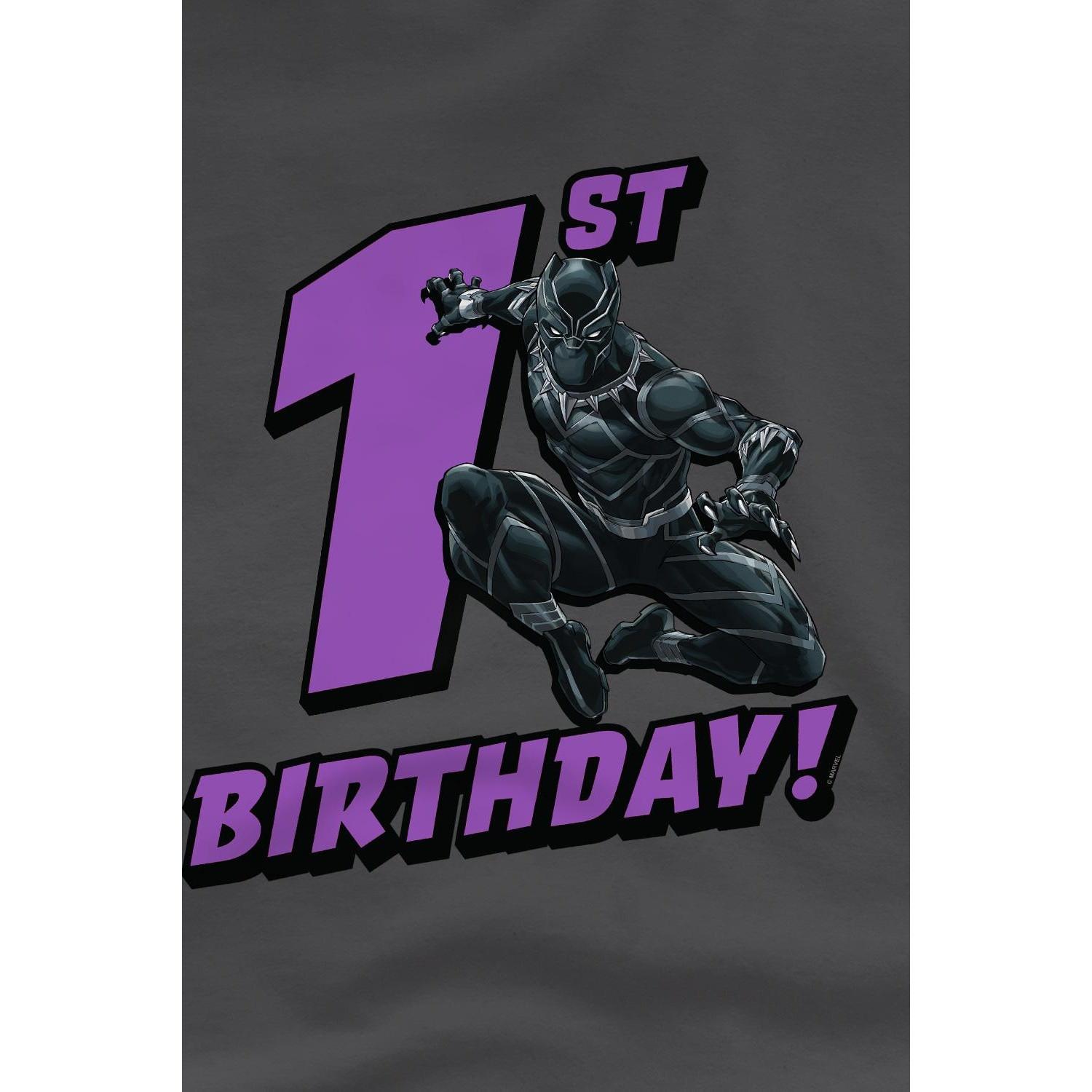 Black Panther  TShirt  1. Geburtstag 