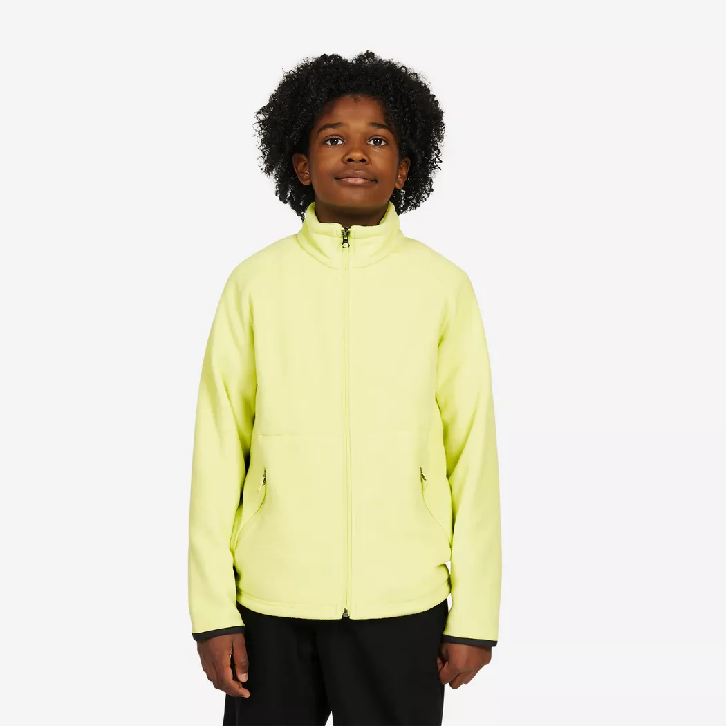 DECATHLON - Fleecejacke Segeln Kinder Warm Polyester, 15-16, Gelb